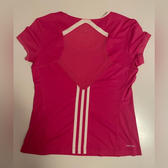Adidas Women’s Pink Climacool Shirt - Picture 2 of 5